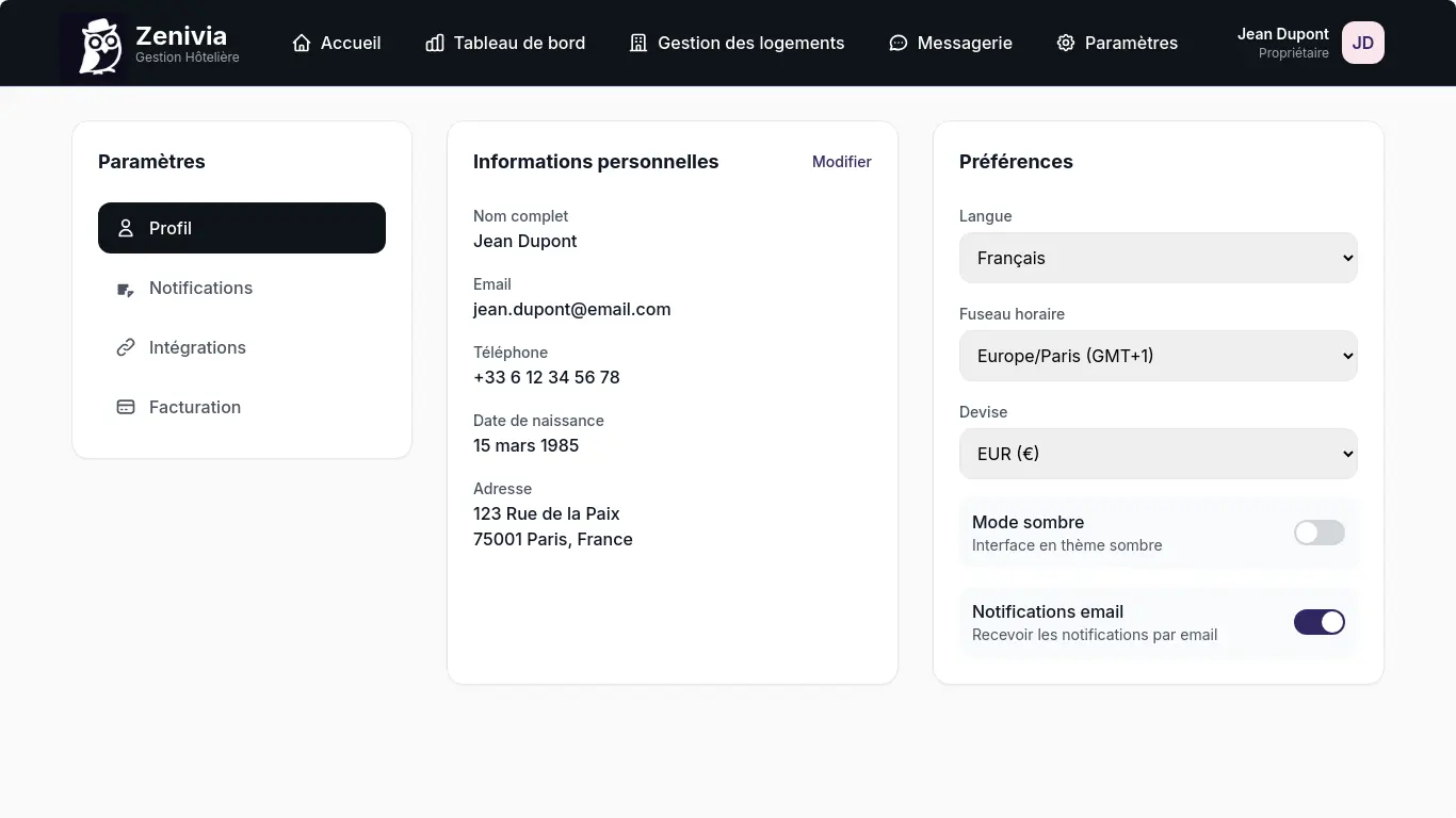 Notifications intelligentes Zenivia sur web & mobile